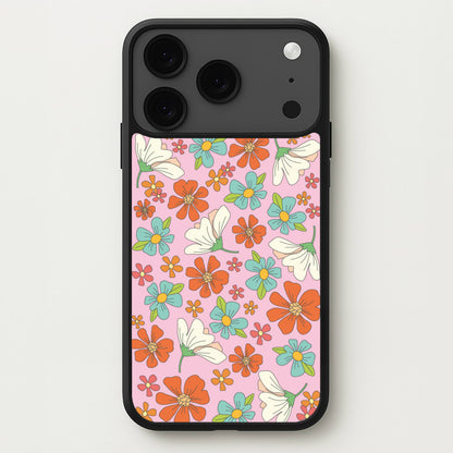 Pink Flower Pattern - Mothers Day Phone Case for iPhone 17 Pro