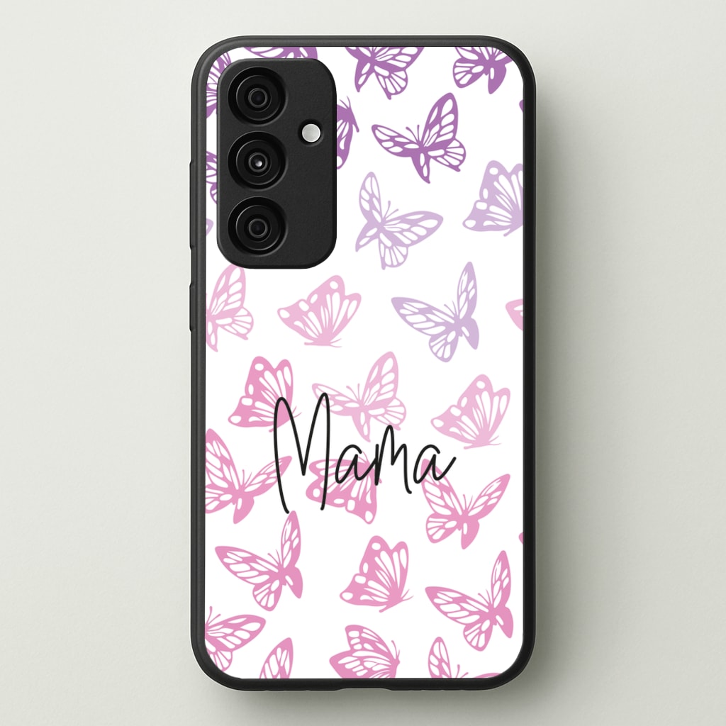 Mama Butterflies - Mother's Day  - Mother's Day Phone Case for Galaxy A35