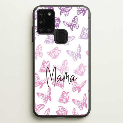 Mama Butterflies - Mother's Day  - Mother's Day Phone Case for Galaxy A21s
