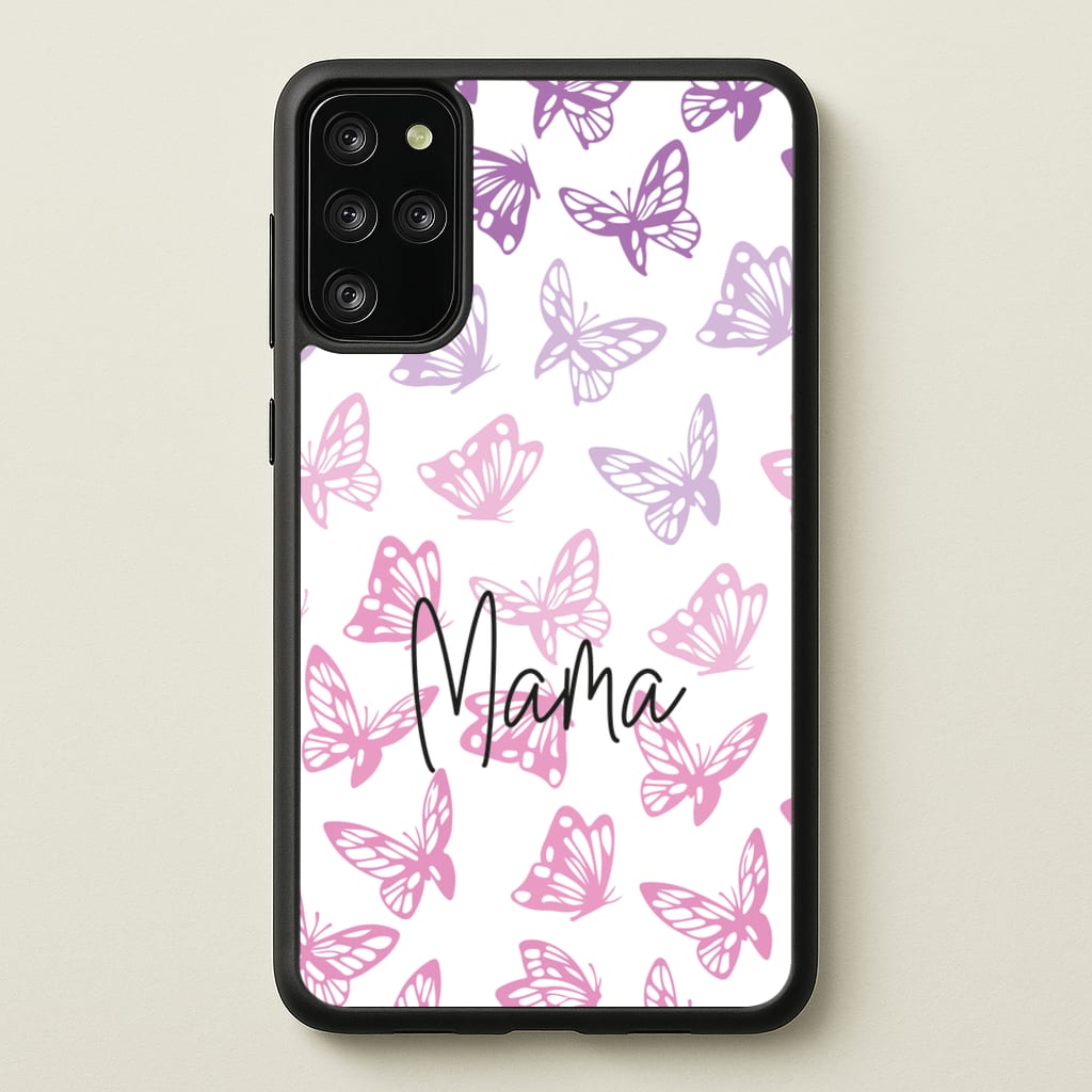 Mama Butterflies - Mother's Day  - Mother's Day Phone Case for Galaxy S20 Plus