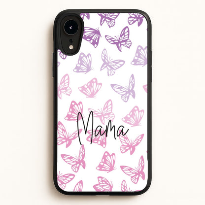Mama Butterflies - Mother's Day  - Mother's Day Phone Case for iPhone XR