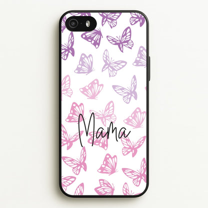 Mama Butterflies - Mother's Day  - Mother's Day Phone Case for iPhone 5 / 5s / SE 2016