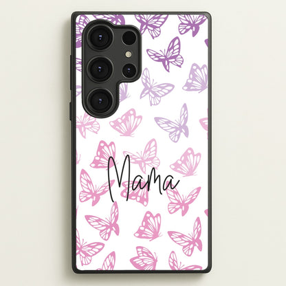 Mama Butterflies - Mother's Day  - Mother's Day Phone Case for Galaxy S25 Ultra