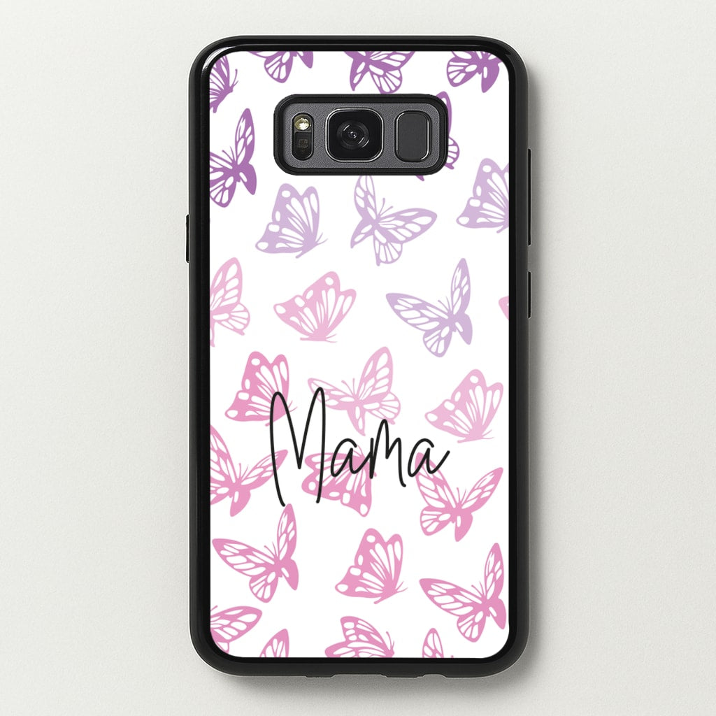 Mama Butterflies - Mother's Day  - Mother's Day Phone Case for Galaxy S8