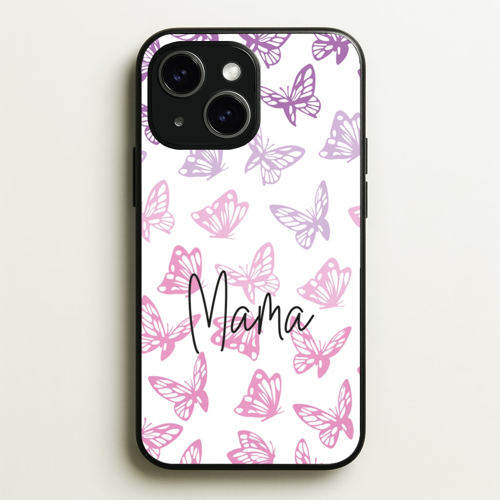 Mama Butterflies - Mother's Day  - Mother's Day Phone Case for iPhone 14