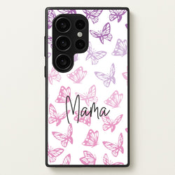 Mama Butterflies - Mother's Day  - Mother's Day Phone Case for Galaxy S24 Ultra