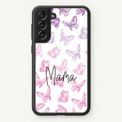 Mama Butterflies - Mother's Day  - Mother's Day Phone Case for Galaxy S21 Plus