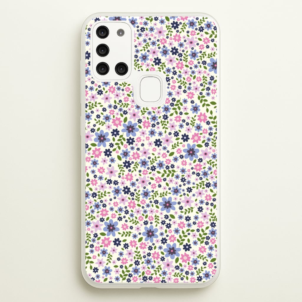 Floral Pattern - Floral  - Mother's Day Phone Case for Galaxy A21s