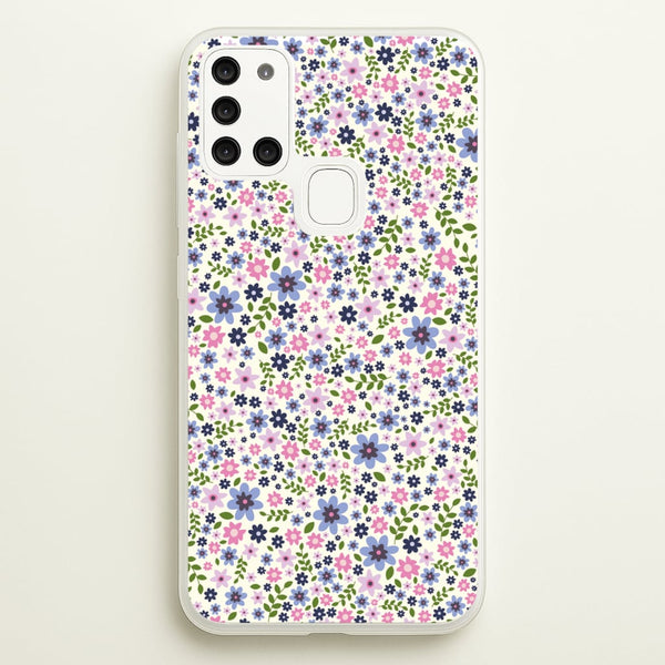 Floral Pattern - Floral  - Mother's Day Phone Case for Galaxy A21s