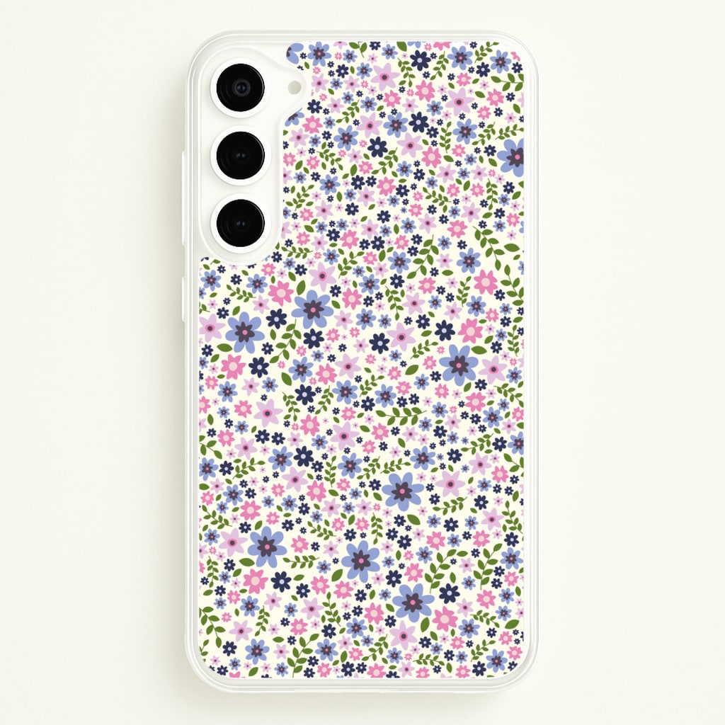 Floral Pattern - Floral  - Mother's Day Phone Case for Galaxy S23 Plus