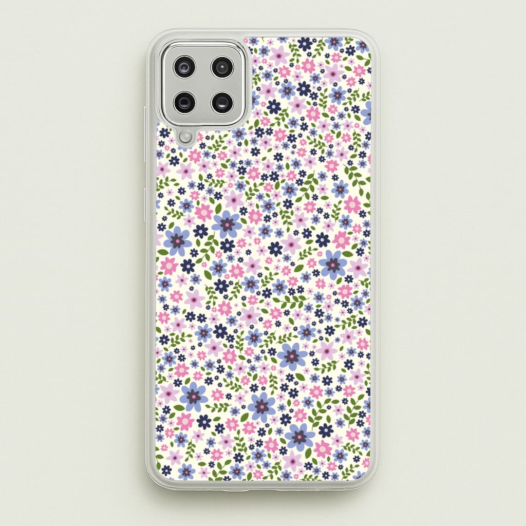 Floral Pattern - Floral  - Mother's Day Phone Case for Galaxy A12