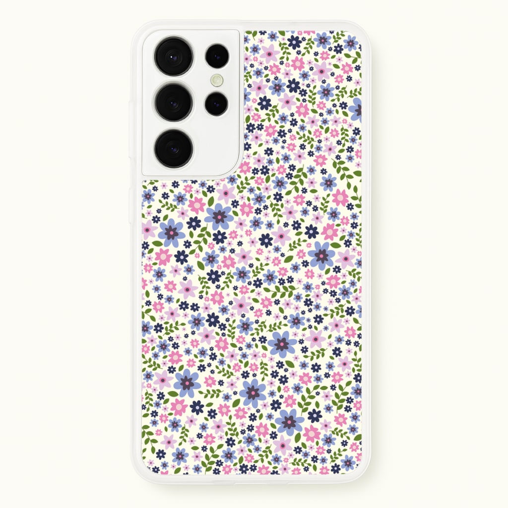 Floral Pattern - Floral  - Mother's Day Phone Case for Galaxy S21 Ultra