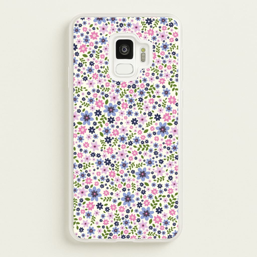 Floral Pattern - Floral  - Mother's Day Phone Case for Galaxy S9