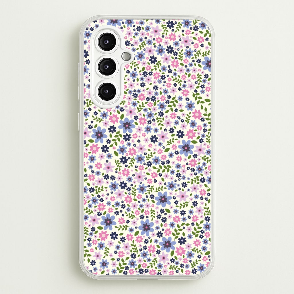 Floral Pattern - Floral  - Mother's Day Phone Case for Galaxy A14