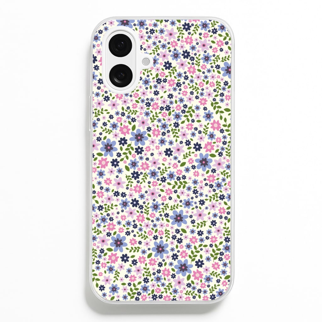 Floral Pattern - Floral  - Mother's Day Phone Case for iPhone 16 Plus