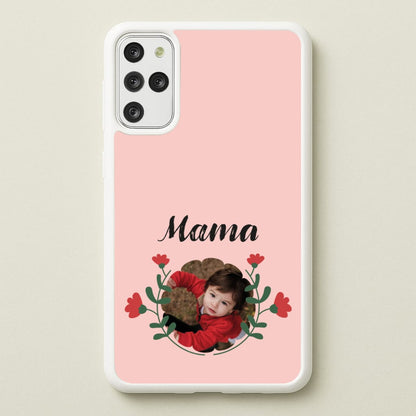Mama Red Flowers - Personalised Mother's Day  - Mother's Day Phone Case for Galaxy S20 Plus