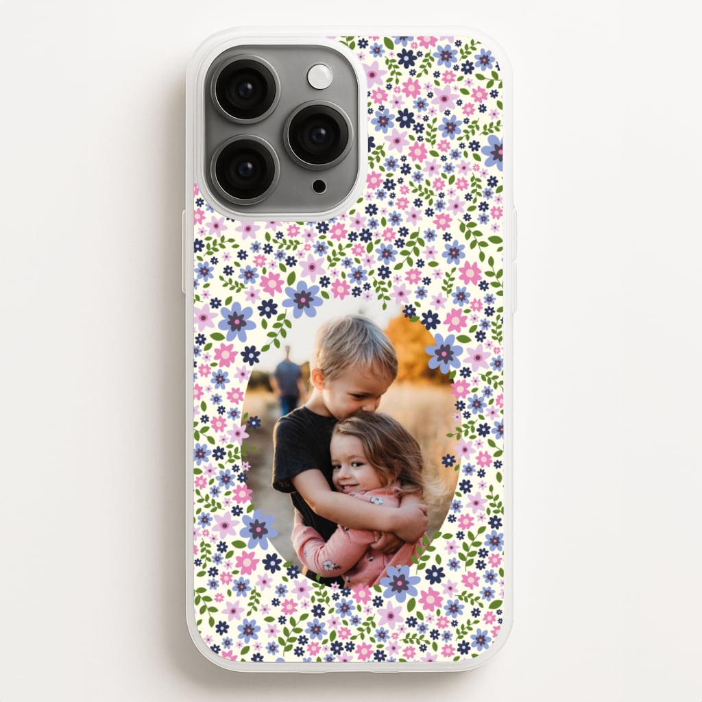 Detailed Flower Pattern - Personalised Mother's Day Phone Case