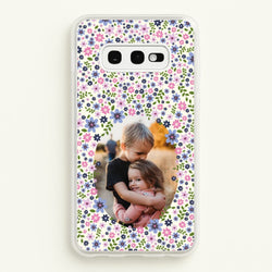 Detailed Flower Pattern - Personalised Mother's Day  - Mother's Day Phone Case for Galaxy S10e