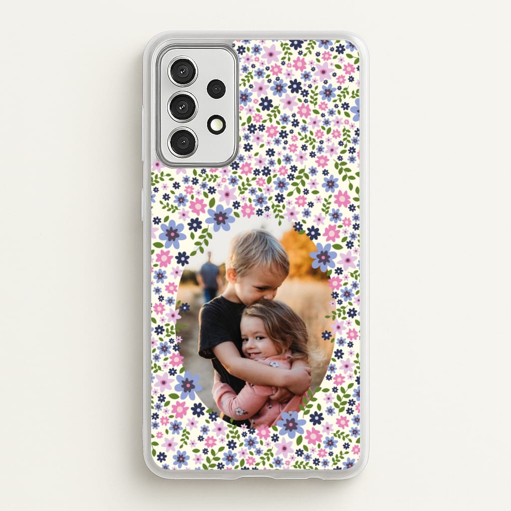 Detailed Flower Pattern - Personalised Mother's Day  - Mother's Day Phone Case for Galaxy A52 / A52s