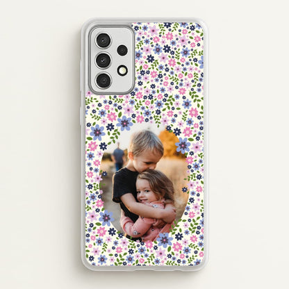 Detailed Flower Pattern - Personalised Mother's Day  - Mother's Day Phone Case for Galaxy A52 / A52s