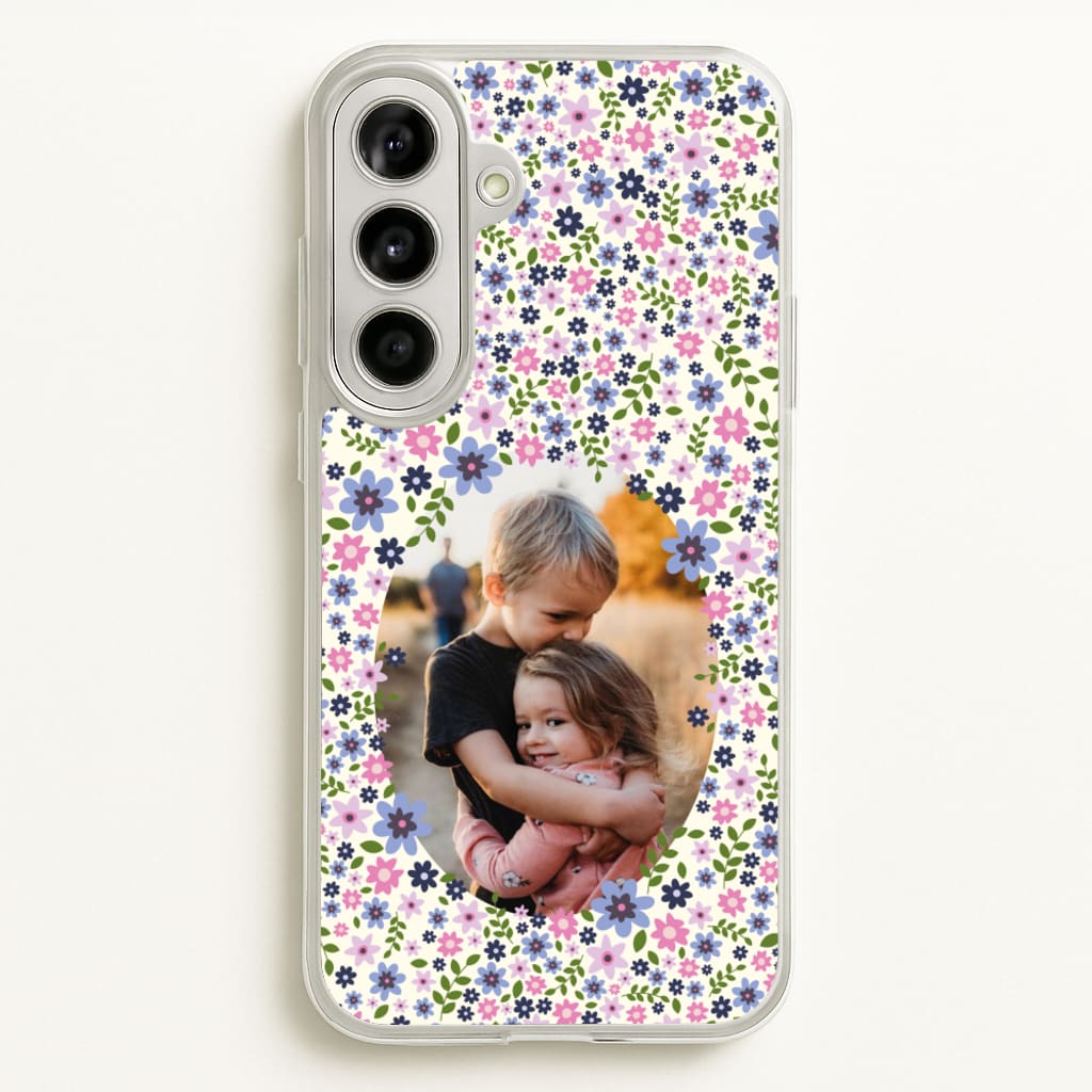 Detailed Flower Pattern - Personalised Mother's Day  - Mother's Day Phone Case for Galaxy A56