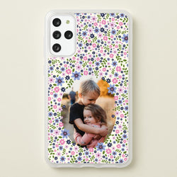 Detailed Flower Pattern - Personalised Mother's Day  - Mother's Day Phone Case for Galaxy S20 Plus