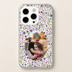 Detailed Flower Pattern - Personalised Mother's Day  - Mother's Day Phone Case for iPhone 15 Pro