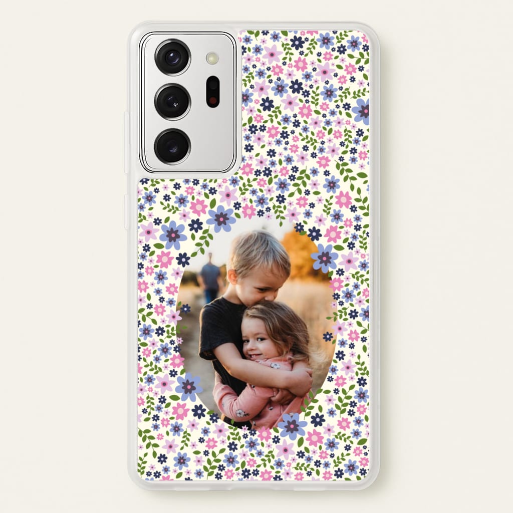 Detailed Flower Pattern - Personalised Mother's Day  - Mother's Day Phone Case for Galaxy Note 20 Ultra