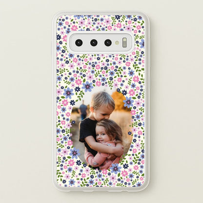 Detailed Flower Pattern - Personalised Mother's Day  - Mother's Day Phone Case for Galaxy S10 Plus