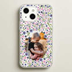 Detailed Flower Pattern - Personalised Mother's Day  - Mother's Day Phone Case for iPhone 15 Plus
