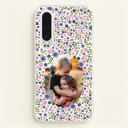 Detailed Flower Pattern - Personalised Mother's Day  - Mother's Day Phone Case for Huawei P30