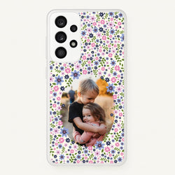 Detailed Flower Pattern - Personalised Mother's Day  - Mother's Day Phone Case for Galaxy A53