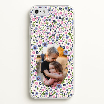 Detailed Flower Pattern - Personalised Mother's Day  - Mother's Day Phone Case for iPhone 5 / 5s / SE 2016