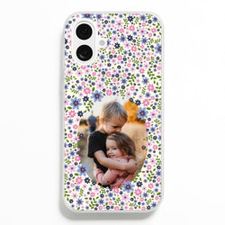 Detailed Flower Pattern - Personalised Mother's Day  - Mother's Day Phone Case for iPhone 16 Plus