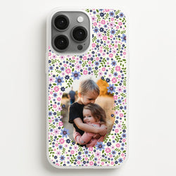 Detailed Flower Pattern - Personalised Mother's Day  - Mother's Day Phone Case for iPhone 13 Pro Max