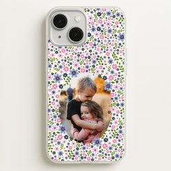 Detailed Flower Pattern - Personalised Mother's Day  - Mother's Day Phone Case for iPhone 13 Mini