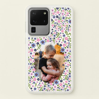 Detailed Flower Pattern - Personalised Mother's Day  - Mother's Day Phone Case for Galaxy S20 Ultra