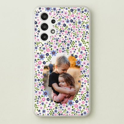 Detailed Flower Pattern - Personalised Mother's Day  - Mother's Day Phone Case for Galaxy A13