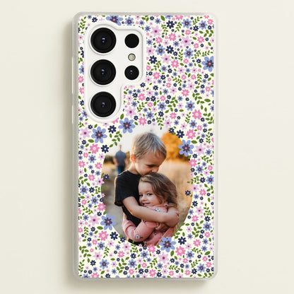 Detailed Flower Pattern - Personalised Mother's Day  - Mother's Day Phone Case for Galaxy S25 Ultra