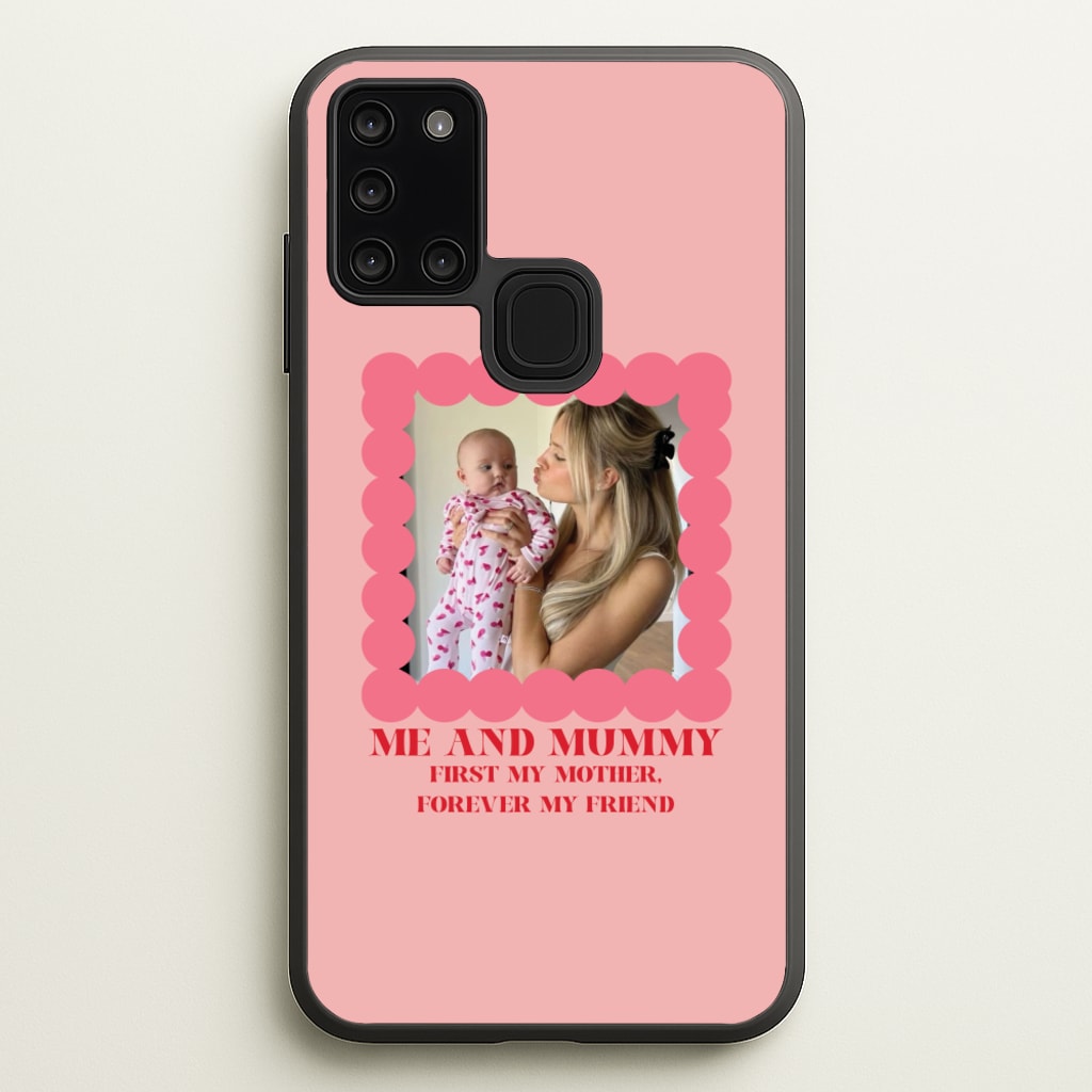 Me And Mummy - Personalised Mother's Day  - Mother's Day Phone Case for Galaxy A21s