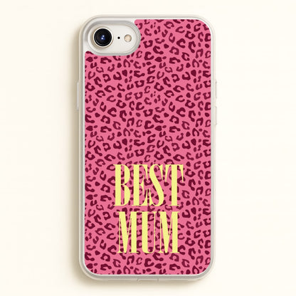 Best Mum Leopard Print  - Mother's Day Phone Case for iPhone 6 Plus / 7 Plus / 8 Plus