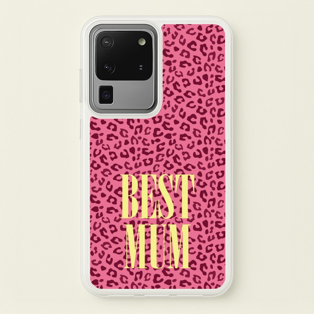 Best Mum Leopard Print  - Mother's Day Phone Case for Galaxy S20 Ultra