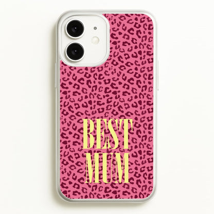 Best Mum Leopard Print  - Mother's Day Phone Case for iPhone 11