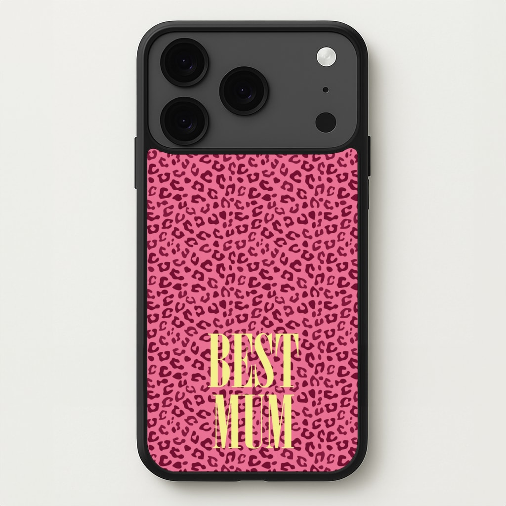 Best Mum Leopard Print Phone Case for iPhone 17 Pro Max