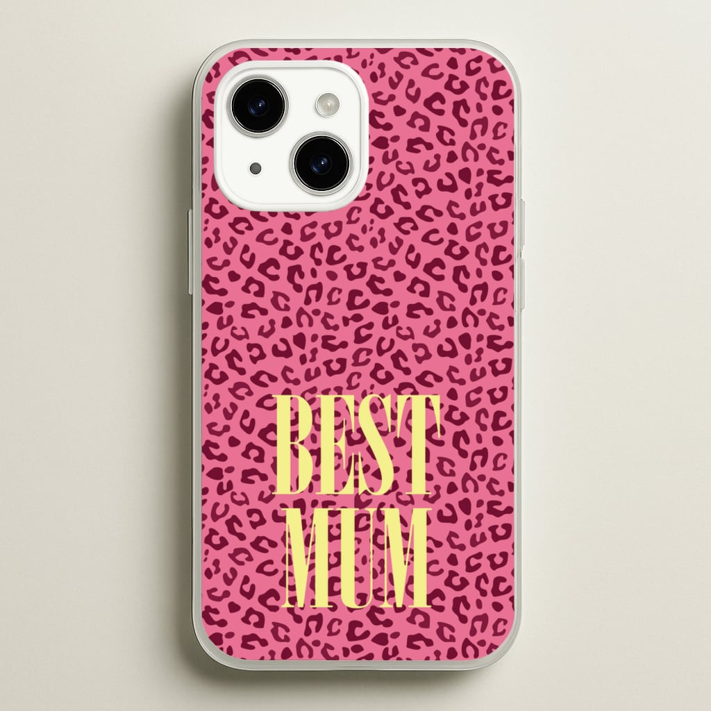 Best Mum Leopard Print  - Mother's Day Phone Case for iPhone 14