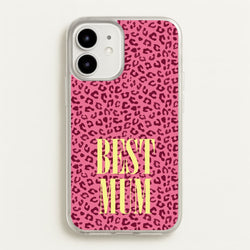 Best Mum Leopard Print  - Mother's Day Phone Case for iPhone 12 / 12 Pro