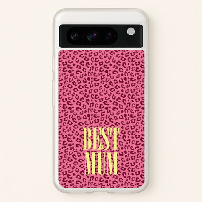 Best Mum Leopard Print  - Mother's Day Phone Case for Google Pixel 8 Pro