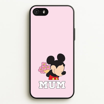 Mouse Mum  - Mother's Day Phone Case for iPhone 5 / 5s / SE 2016