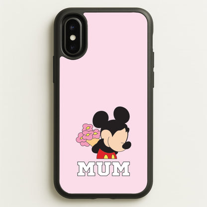Mouse Mum  - Mother's Day Phone Case for iPhone X / XS