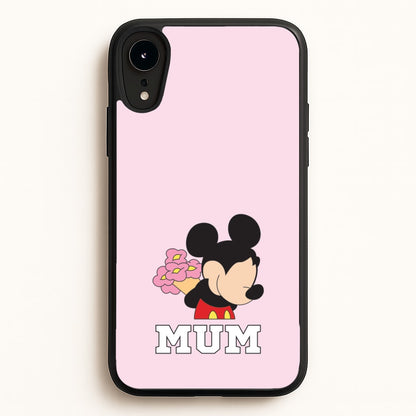 Mouse Mum  - Mother's Day Phone Case for iPhone XR